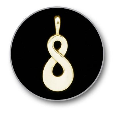 Gold Vermeil Infinity Pendant